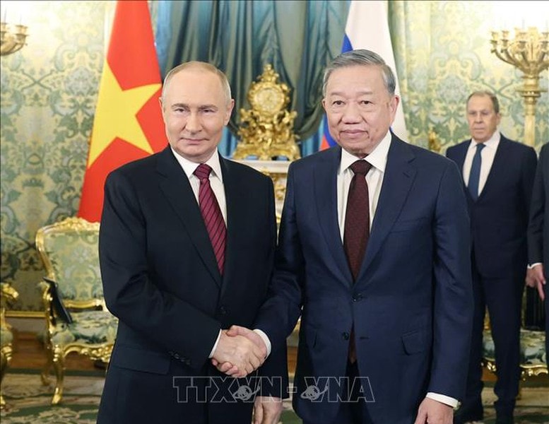 Tổng Bí thư Tô Lâm hội đàm với Tổng thống Nga Vladimir Putin