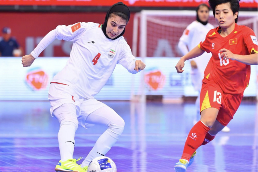 Futsal nữ Việt Nam dẫn đầu bảng sau trận hòa Iran, tự tin bước vào tứ kết châu Á
