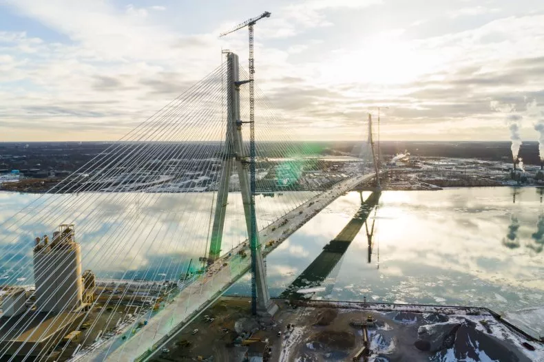 Sắp khánh thành cầu dây văng dài nhất Bắc Mỹ