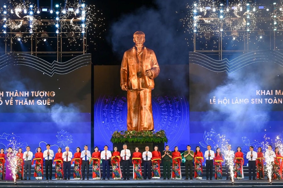 Lễ hội Làng Sen 2025: Tôn vinh di sản Hồ Chí Minh qua nghệ thuật và văn hóa