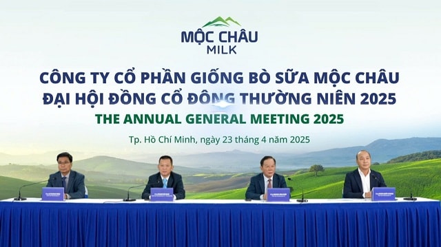 Mộc Châu Milk (MCM) chốt cổ tức đợt cuối năm 2024 bằng tiền mặt, lợi nhuận quý I/2025 giảm nhẹ 4,5%