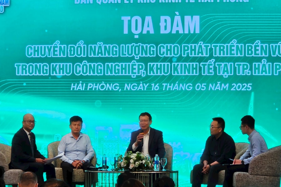 Giải pháp năng lượng xanh, sạch trong Khu công nghiệp Hải Phòng