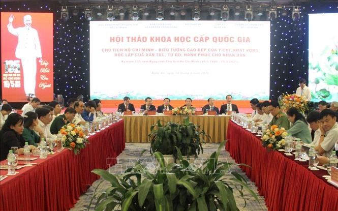 Chủ tịch Hồ Chí Minh - Biểu tượng cao đẹp của ý chí, khát vọng độc lập của dân tộc, tự do, hạnh phúc cho nhân dân