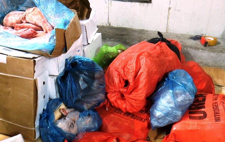 Ninh Bình: Kiểm tra, thu giữ gần 6,5 tấn thực phẩm đông lạnh không rõ nguồn gốc