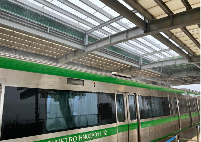 Khắc phục hư hỏng hạ tầng nhà ga đường sắt đô thị tuyến Cát Linh - Hà Đông