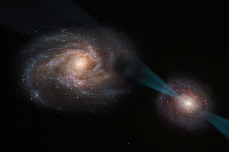 Lần đầu tiên quan sát được hai thiên hà va chạm và hợp nhất