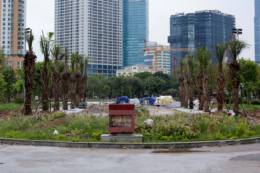 Công viên Cầu Giấy "lột xác" sau 3 tháng cải tạo