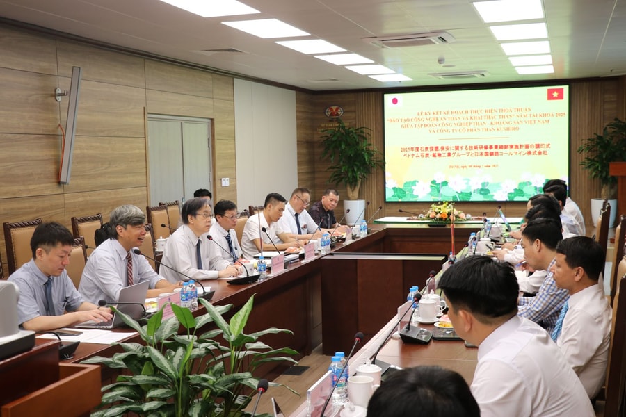 Triển khai hiệu quả Thỏa thuận “Đào tạo công nghệ an toàn và khai thác than” năm tài khóa 2025