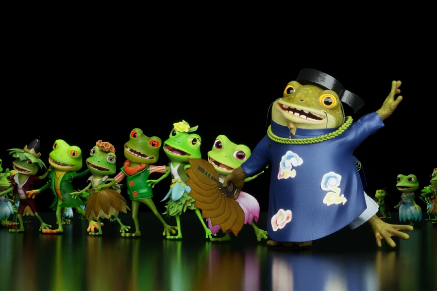 Phim ‘Dế Mèn’ gây chú ý với hình ảnh Tổng Cóc đọc rap trên nền áo the, khăn xếp