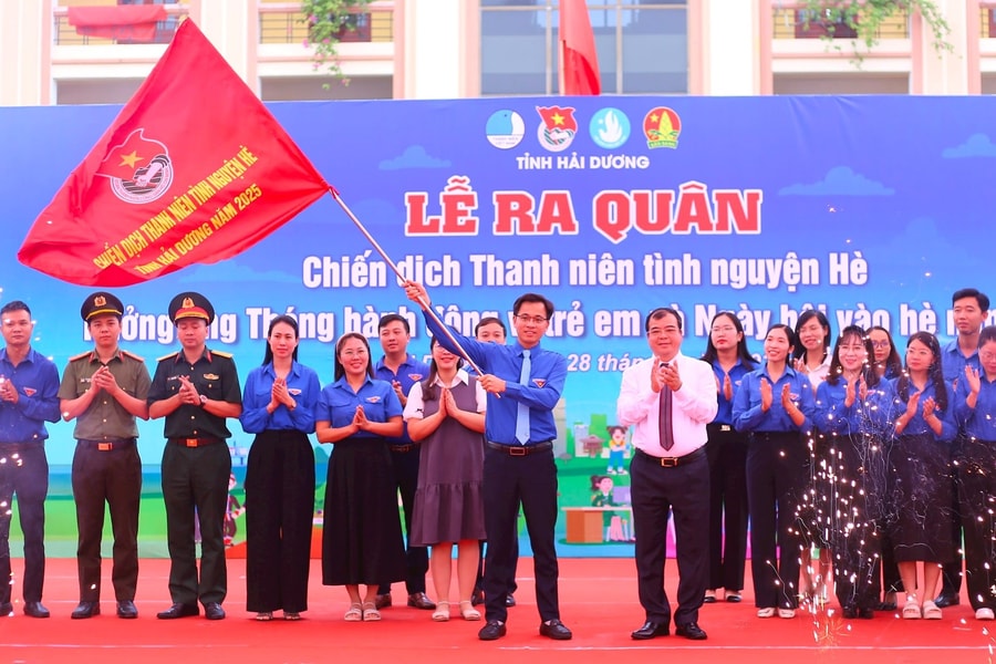 Hải Dương ra quân Chiến dịch thanh niên tình nguyện hè 2025