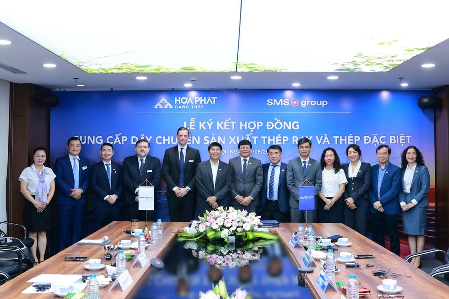 Hòa Phát trở thành doanh nghiệp duy nhất ở Đông Nam Á sản xuất ray tàu cao tốc