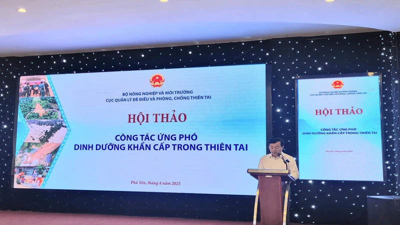 Tăng cường ứng phó dinh dưỡng trong thiên tai