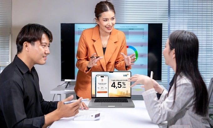 VIB ra mắt tài khoản Siêu lợi suất dành cho doanh nghiệp