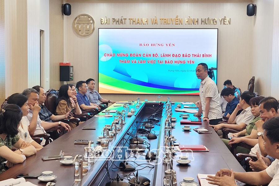 Báo Thái Bình và Báo Hưng Yên tăng cường phối hợp trong giai đoạn sáp nhập