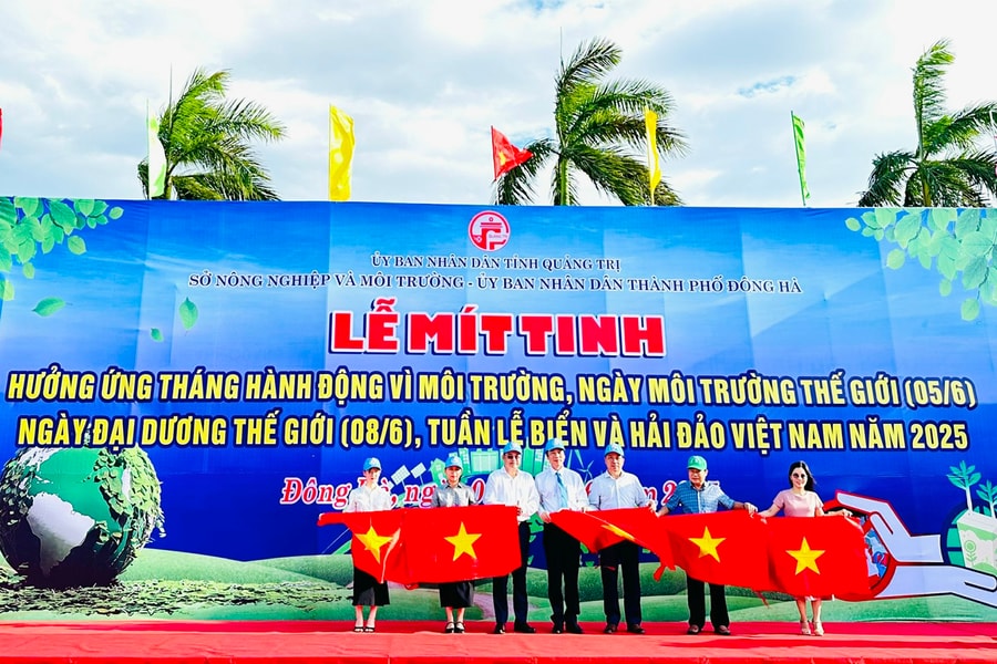 Quảng Trị tổ chức mít tinh hưởng ứng Ngày Môi trường Thế giới và Tháng hành động vì môi trường năm 2025