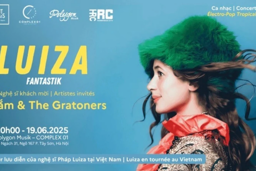 Luiza – Giọng ca Pháp gốc Brazil khuấy động Hà Nội bằng giai điệu đa sắc và cảm xúc mãnh liệt