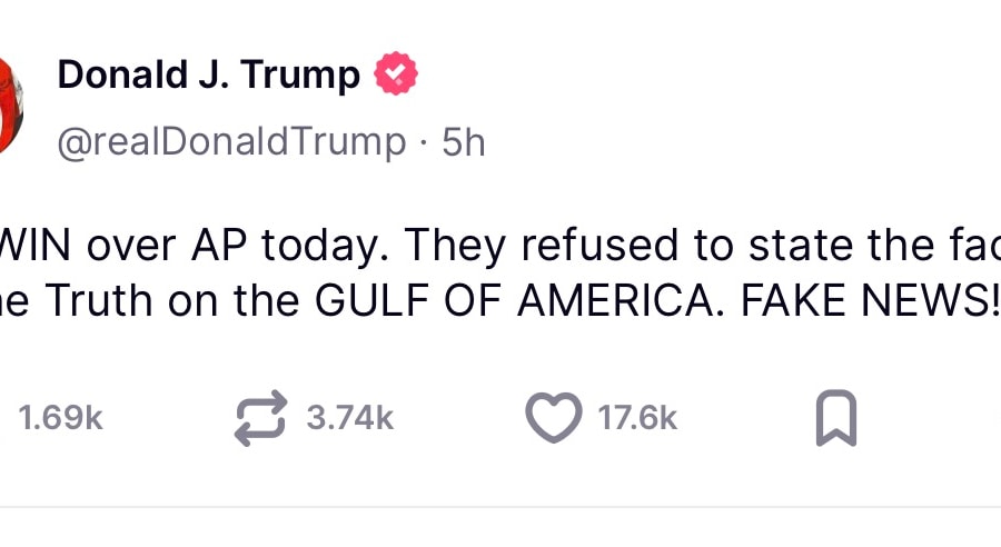 Tòa liên bang cho phép Nhà Trắng tiếp tục cấm hãng tin AP tham gia sự kiện