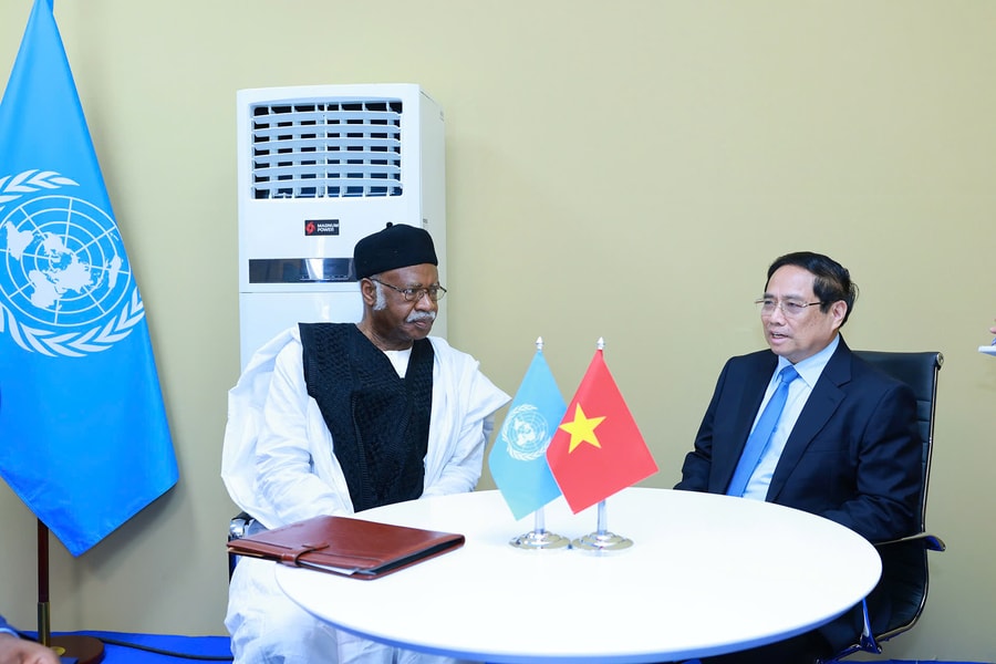 Thủ tướng Phạm Minh Chính gặp Chủ tịch Đại hội đồng Liên Hợp Quốc: Mong có nhiều người Việt làm việc trong các cơ quan của Liên Hợp Quốc