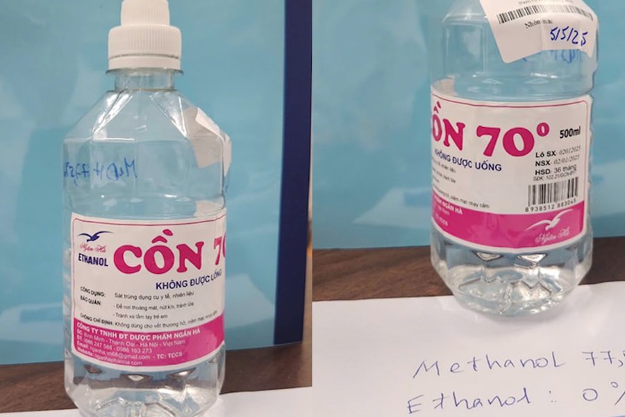 Cồn sát trùng giả, vấn nạn gây nhiều hậu quả nghiêm trọng