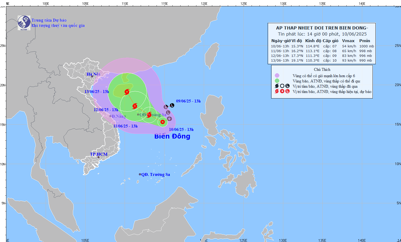 Áp thấp nhiệt đới có khả năng mạnh lên thành bão, Thủ tướng Chính phủ chỉ đạo khẩn