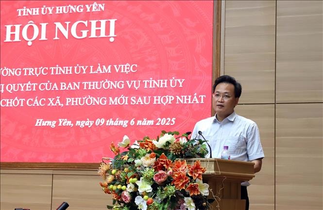 Hưng Yên kiện toàn nhân sự chủ chốt tại 39 xã, phường thành lập mới