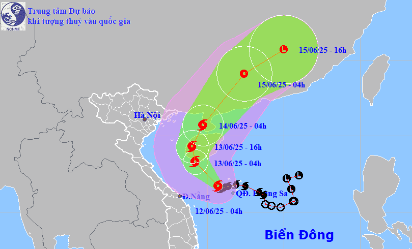 Bão số 1 đã có gió giật cấp 11 và vẫn đang tiếp tục mạnh lên