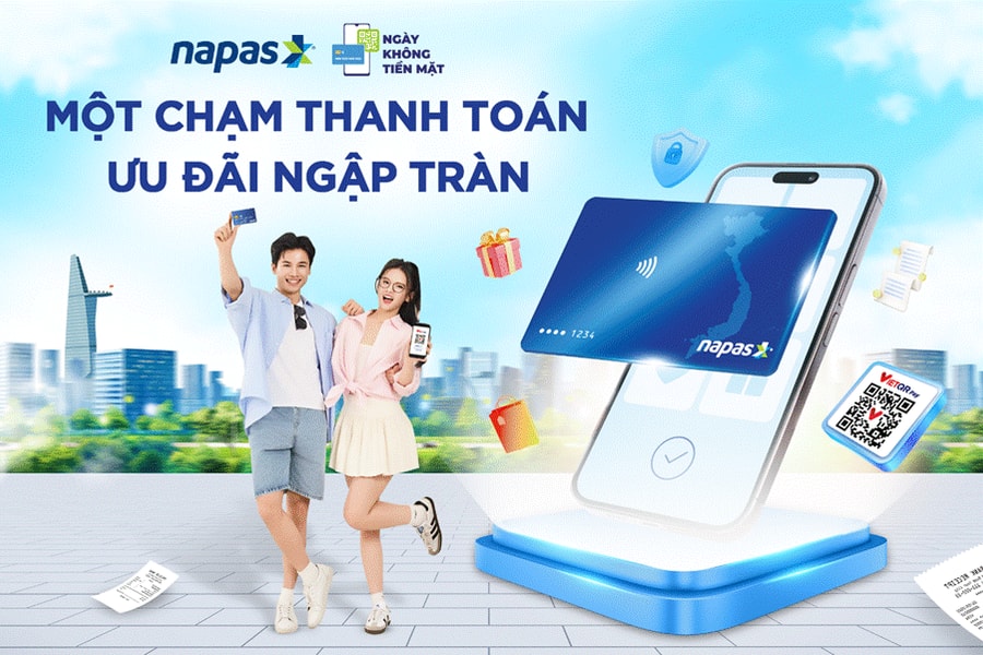 Napas tung loạt chương trình khuyến mãi hấp dẫn hưởng ứng Ngày Không Tiền Mặt 2025