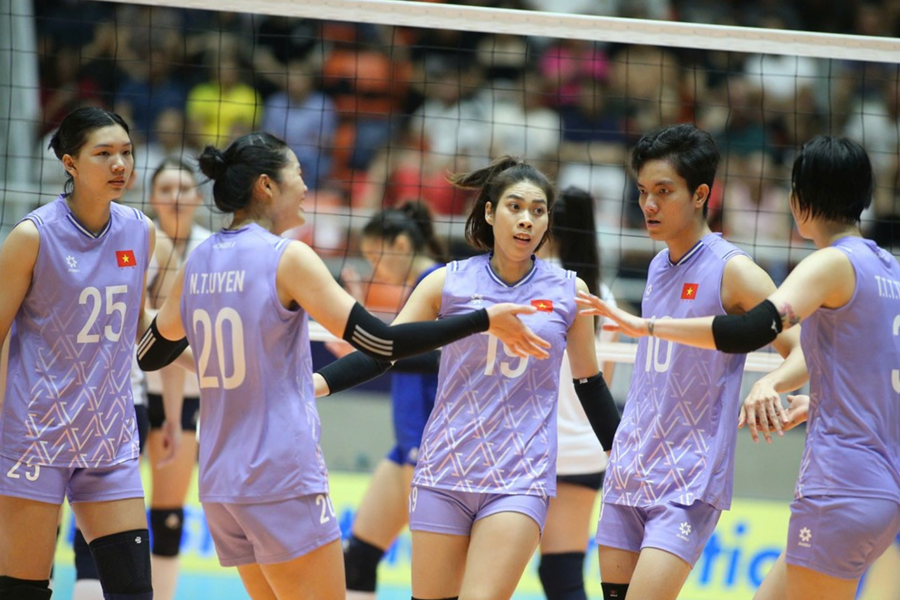 Đội tuyển bóng chuyền nữ Việt Nam vào chung kết AVC Nations Cup 2025
