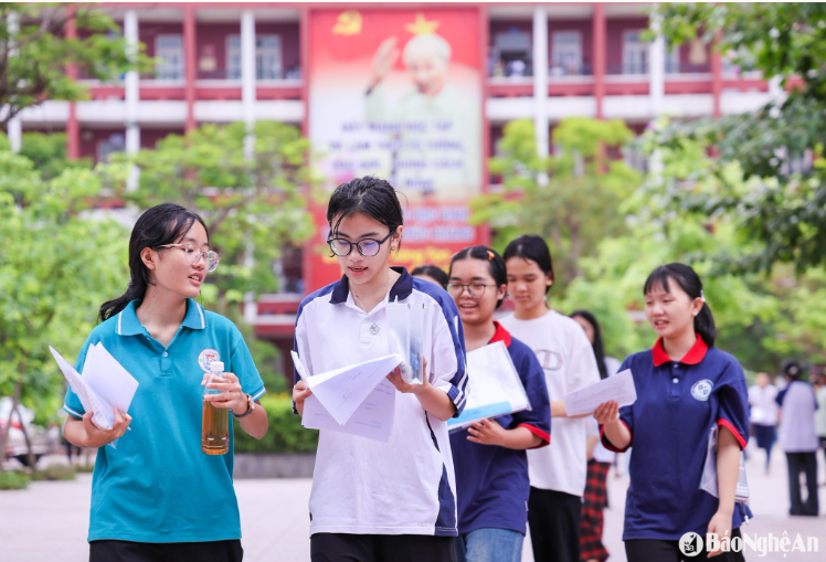 Nghệ An công bố điểm thi lớp 10 năm học 2025-2026