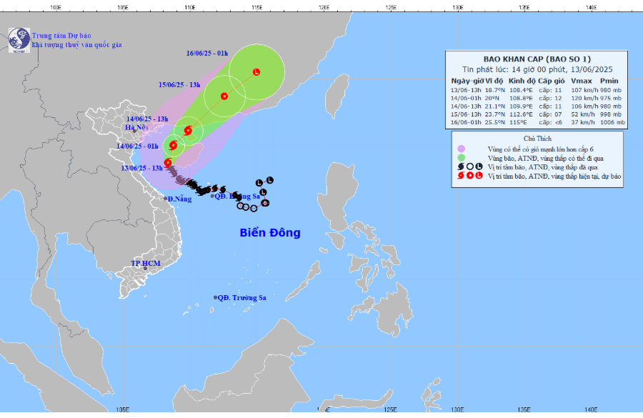 Bộ GD&ĐT yêu cầu các địa phương ven biển chủ động ứng phó với Bão số 1