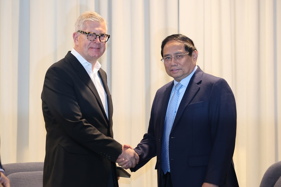 Thủ tướng Phạm Minh Chính làm việc với các tập đoàn hàng đầu Thụy Điển