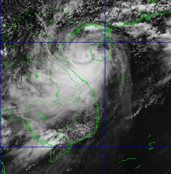 Bão số 1 tiếp tục mạnh lên, với gió giật đạt cấp 14