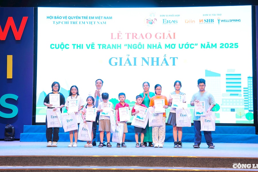 Những hình ảnh 'Ngôi nhà mơ ước' của thiếu nhi Việt Nam năm 2025