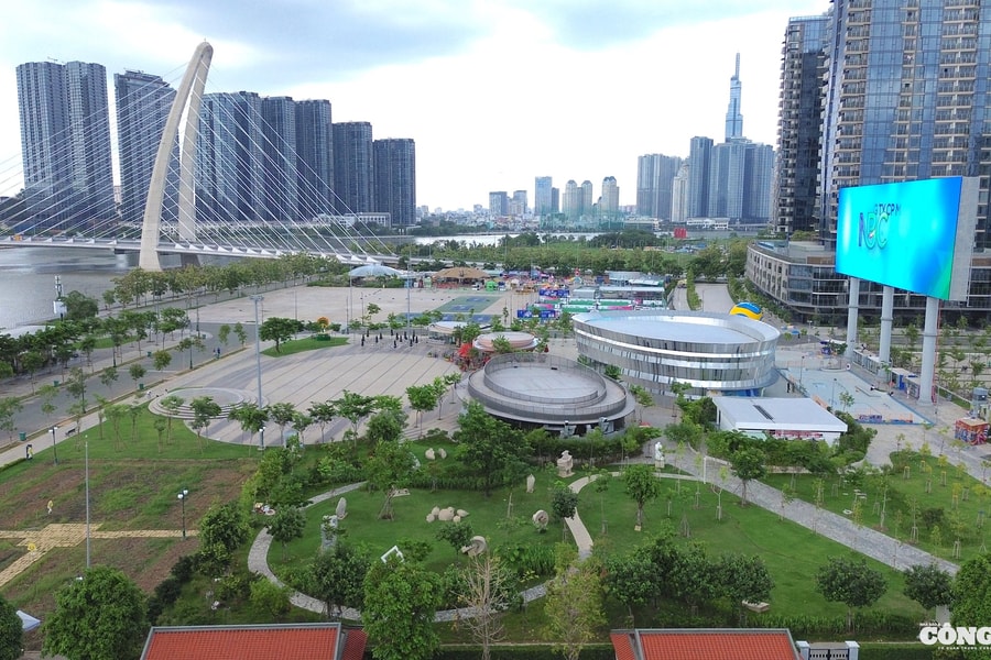 Bờ Thủ Thiêm ‘thay da đổi thịt’, bắt kịp nhịp sống hiện đại