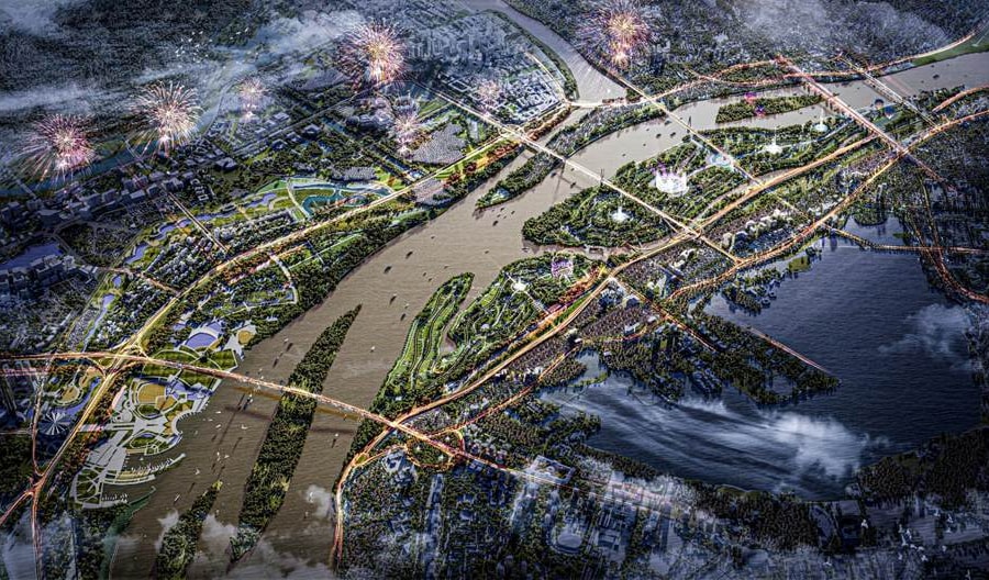 Văn Phú – Đèo Cả bắt tay đề xuất dự án Đại lộ cảnh quan ven sông Hồng: Kiến tạo trục sinh thái & văn hóa biểu tượng của Thủ đô