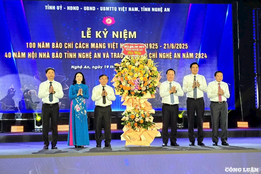 Nghệ An: Tổ chức Lễ kỷ niệm 100 năm Ngày Báo chí cách mạng Việt Nam