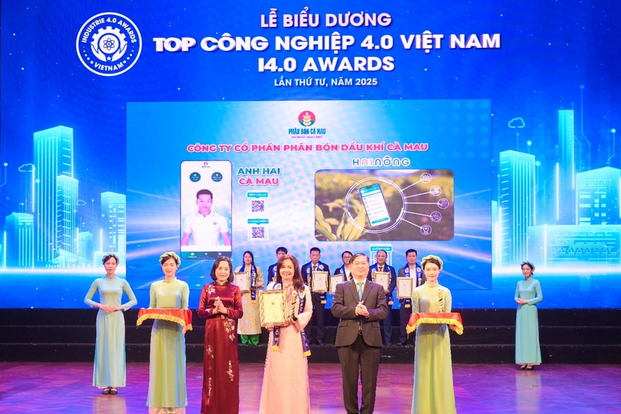 PVCFC đạt cú đúp cúp giải thưởng Industrie 4.0 Awards 2025