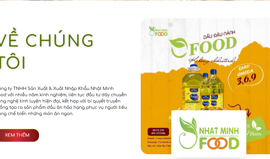 Ngoài dầu ăn giả, Nhật Minh Food còn kinh doanh mặt hàng gì?