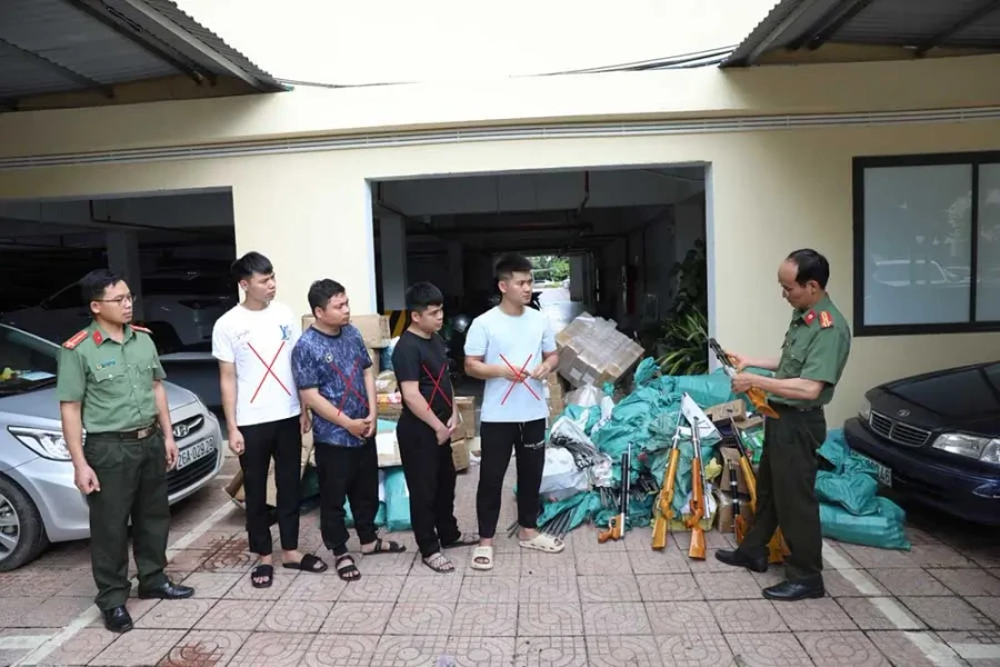 Nhóm đối tượng chế tạo súng quy mô lớn tại Sơn La bị bắt giữ