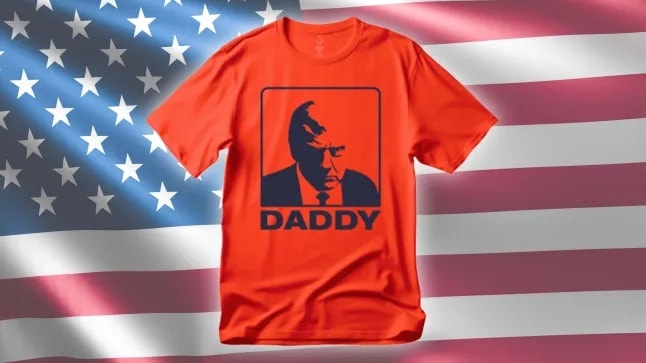 Áo phông in hình ông Trump kèm chữ ‘Daddy’ gây sốt