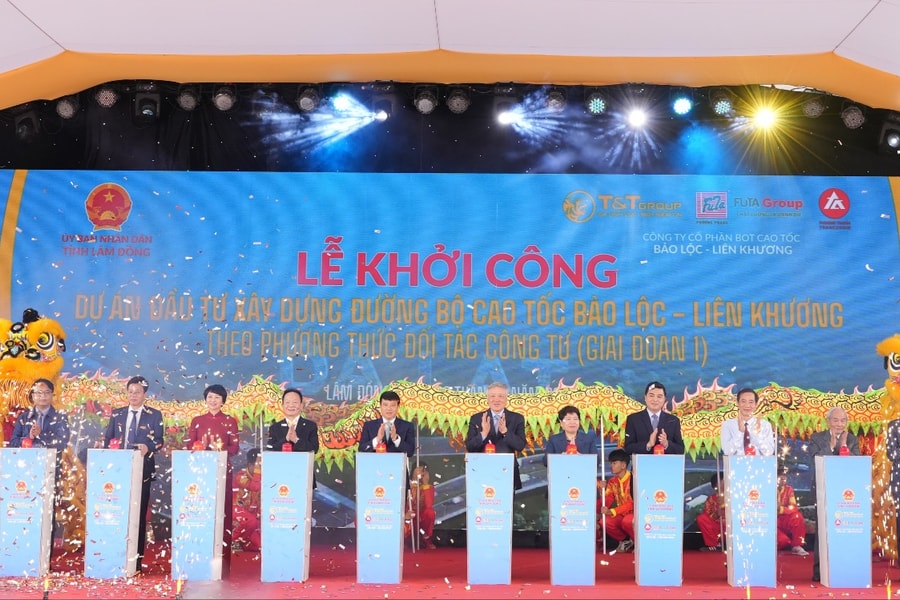 Khởi công dự án cao tốc Bảo Lộc – Liên Khương‏ ‏tổng vốn đầu tư trên 17.700 tỷ đồng