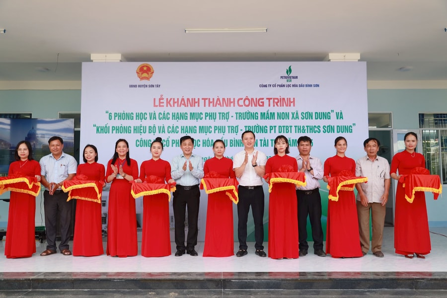 BSR viết tiếp câu chuyện nâng cao chất lượng giáo dục tại huyện miền núi Quảng Ngãi