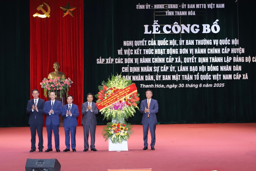 Thành lập 166 xã, phường thuộc tỉnh Thanh Hóa