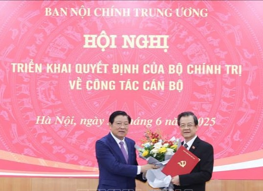 Điều động đồng chí Lê Hồng Quang giữ chức Phó Trưởng Ban Nội chính Trung ương