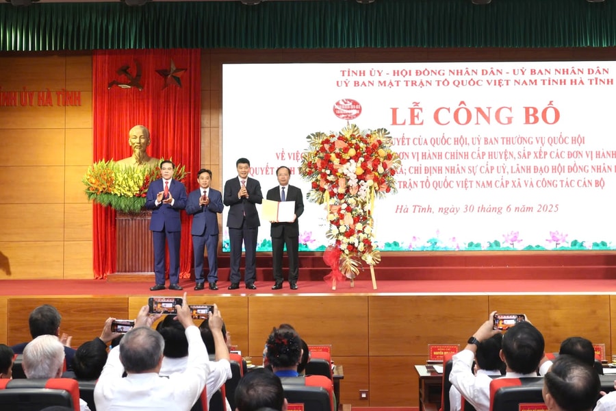 Hà Tĩnh hoàn tất sắp xếp đơn vị hành chính, đổi mới tổ chức bộ máy