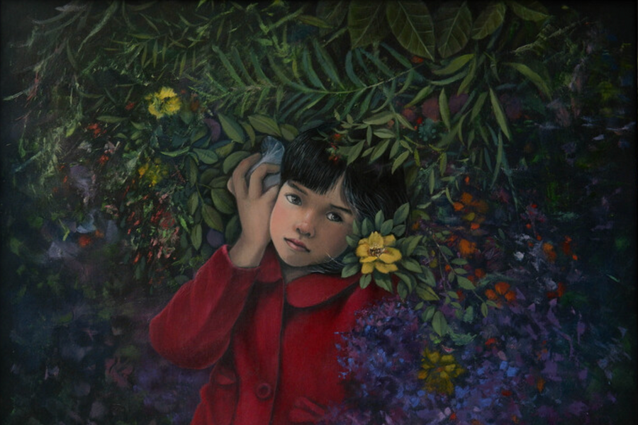 Tình mẫu tử qua những mảng màu sơn dầu của họa sĩ Nguyễn Như Đức