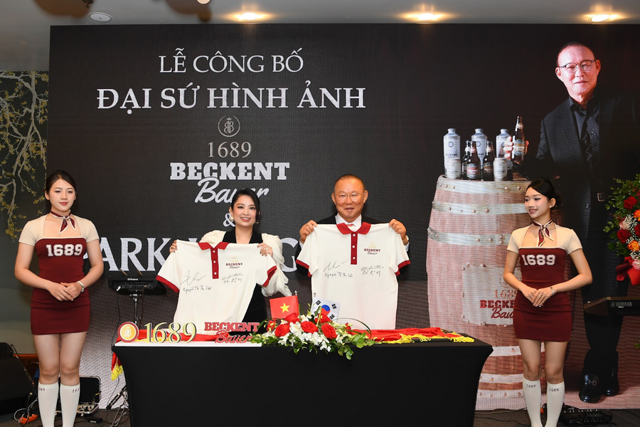HLV Park Hang Seo trở thành gương mặt đại diện cho một thương hiệu nổi tiếng tại Việt Nam