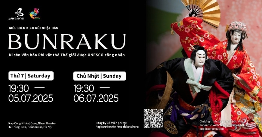 Kịch rối truyền thống Nhật Bản đến Hà Nội