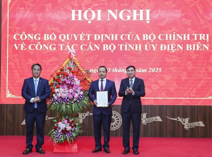 Ông Trần Tiến Dũng giữ chức Phó Bí thư Tỉnh ủy Điện Biên