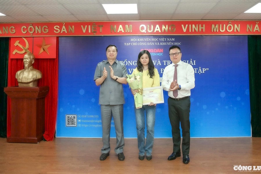 Trao giải cuộc thi viết 'Gia đình học tập': Tôn vinh giá trị tri thức và truyền thống hiếu học